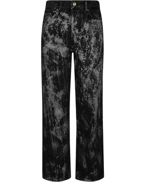 Ganni Straight Trousers - Grigio