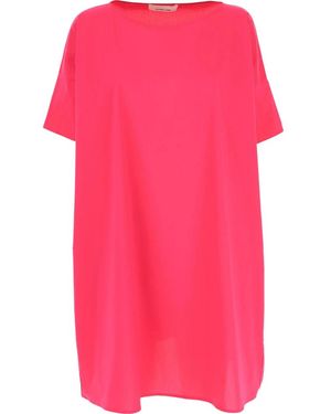 Liviana Conti Jassen ,Roze ,Wol Fel Heldere Fuchsia Cape