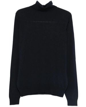 John Smedley Turtlenecks - Zwart