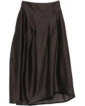 High Midi Skirts - Negro