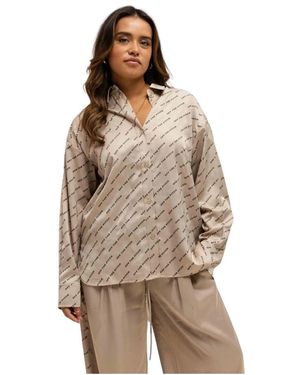 Off The Pitch Shirts - Brown