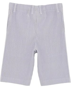 Issey Miyake Locker Gepflegte Shorts - Blau