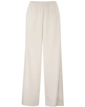 Fay Wide Trousers - Blanco