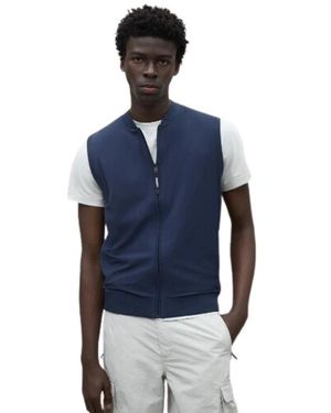 Ecoalf Jassen ,Blauw ,Polyester Kobus Gebreid Vest