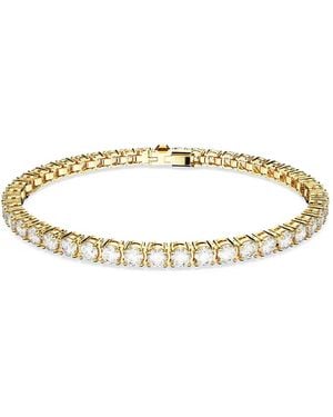 Swarovski Matrix Tennis Armband - Mettallic