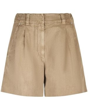 Brunello Cucinelli Short Shorts - Natural