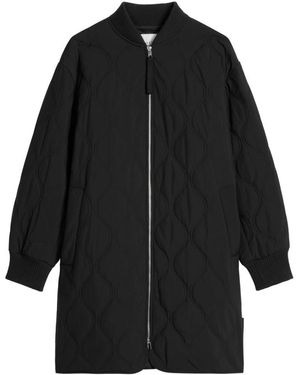 Marc O' Polo Jassen ,Zwart ,Polyester Gewatteerde Jas