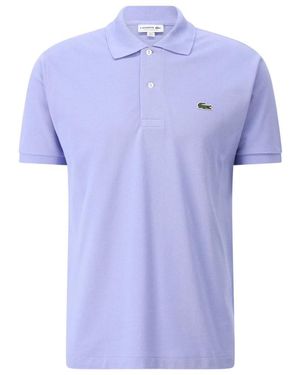 Lacoste Logo-Patch Classic-Fit Poloshirt - Lila