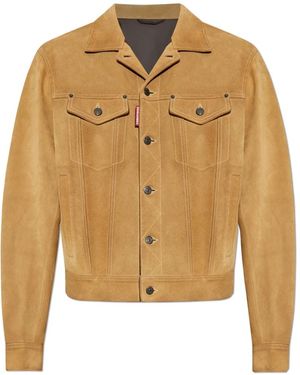DSquared² Leather Jackets - Neutro