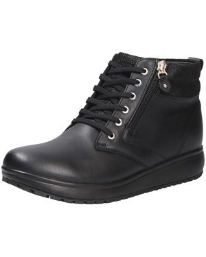 Joya Lace-Up Boots - Nero