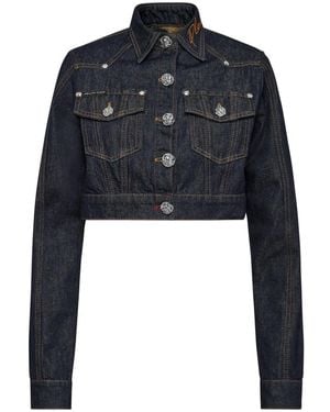 Philipp Plein Denim Jackets - Negro