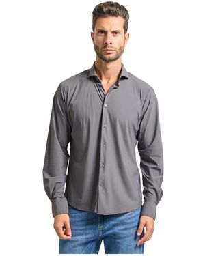 Yes-Zee Casual Shirts - Grijs