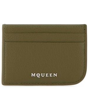 McQueen Wallets & Cardholders - Green