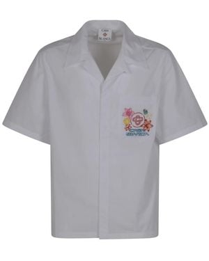 CASABLANCA Short Sleeve Shirts - Grey