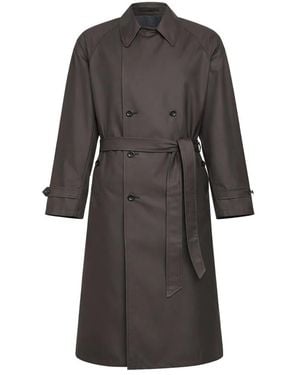 Giorgio Armani Jassen ,Bruin ,Trenchcoat - Grijs