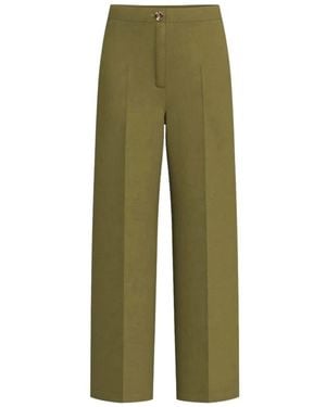 Marella Wide Trousers - Green