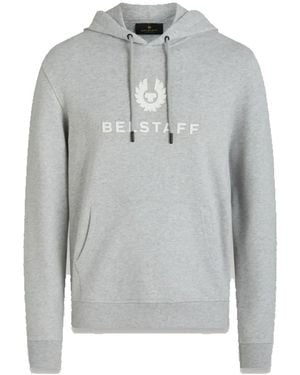 Belstaff Signature Sweatshirt Hoodie Old Siilver S - Grey