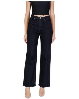Vero Moda Jeans ,Zwart ,Katoen Zwarte Katoen Stretch Jeans