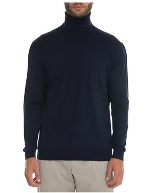 Kiton Turtlenecks - Blu