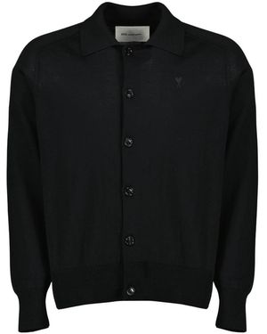 Ami Paris Cardigans - Negro