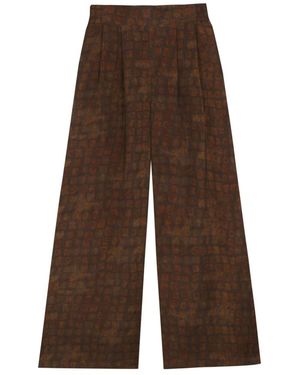 Cortana Wide Trousers - Brown