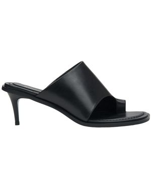 ESTRO Heeled Mules - Black
