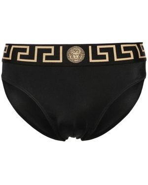 Versace Badmode ,Zwart ,Zwarte Zwemkleding Aw 24