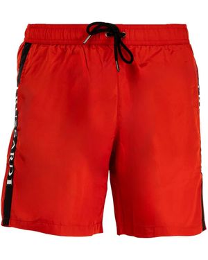 Trussardi Moderne Strand Boxershorts - Rot