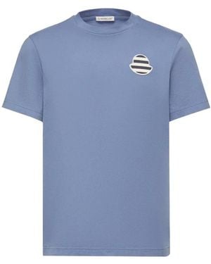 Moncler T-Shirts - Blue