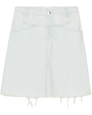Closed Midi A-Line Rok - Wit