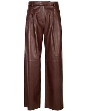 Eleventy Wide Trousers - Marrón