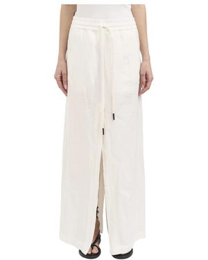 Andrea Ya'aqov Wide Trousers - Natural