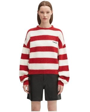 Fiorucci Round-Neck Knitwear - Rouge