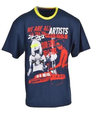Frankie Morello T-Shirts - Blue