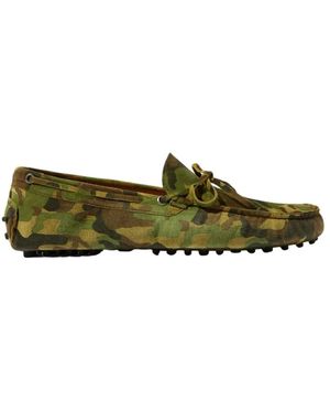 SCAROSSO Scarpe james in pelle scamosciata - Verde