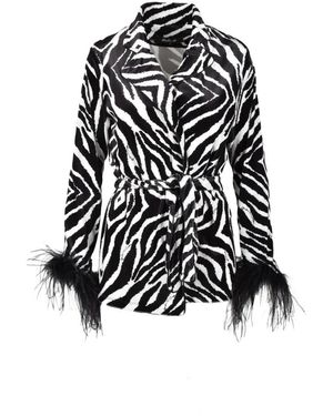 Giulia N Couture Light Jackets - Black