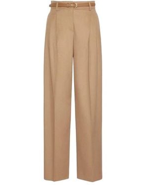 Max Mara Wide Trousers - Neutre