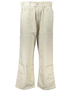 Tommy Hilfiger Jeans De Algodón Suelto 5 Bolsillos, Mujer, Talla - Neutro