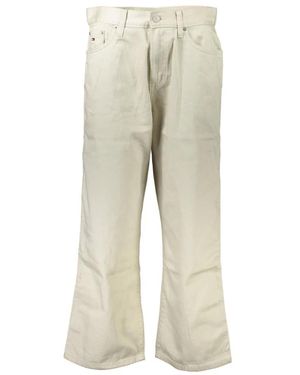 Tommy Hilfiger Jeans De Algodón Suelto 5 Bolsillos, Mujer, Talla - Neutro
