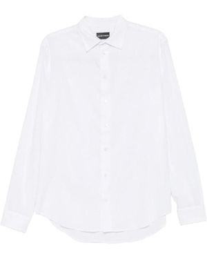 Emporio Armani Casual Shirts - Blanco