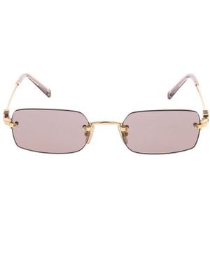 Miu Miu Accessoires ,Bruin ,Zonnebrillen - Roze