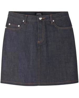 A.P.C. Denim Skirts - Blue