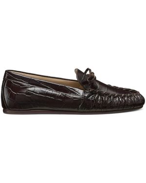 Stuart Weitzman Britt Bow Loafer - Schwarz