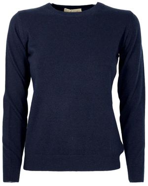 Cashmere Company Weicher Rundhalsausschnitt Kaschmirpullover in - Blau