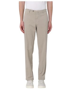 Luigi Bianchi Straight Pants - Gray