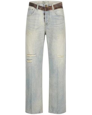 Haikure Straight Jeans - Grey