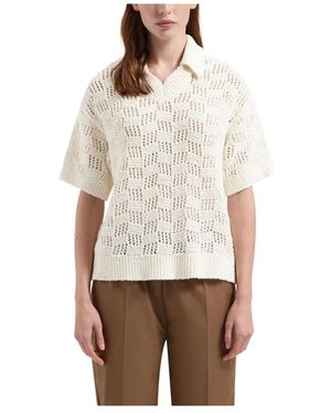 OLAF HUSSEIN Polo Shirts - Bianco