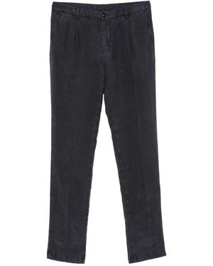 Pal Zileri Straight Trousers - Bleu