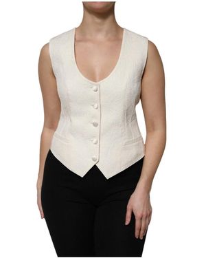 Dolce & Gabbana Waistcoats - White