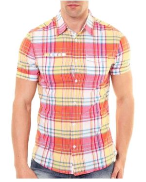 Pepe Jeans Short Sleeve Shirts - Red